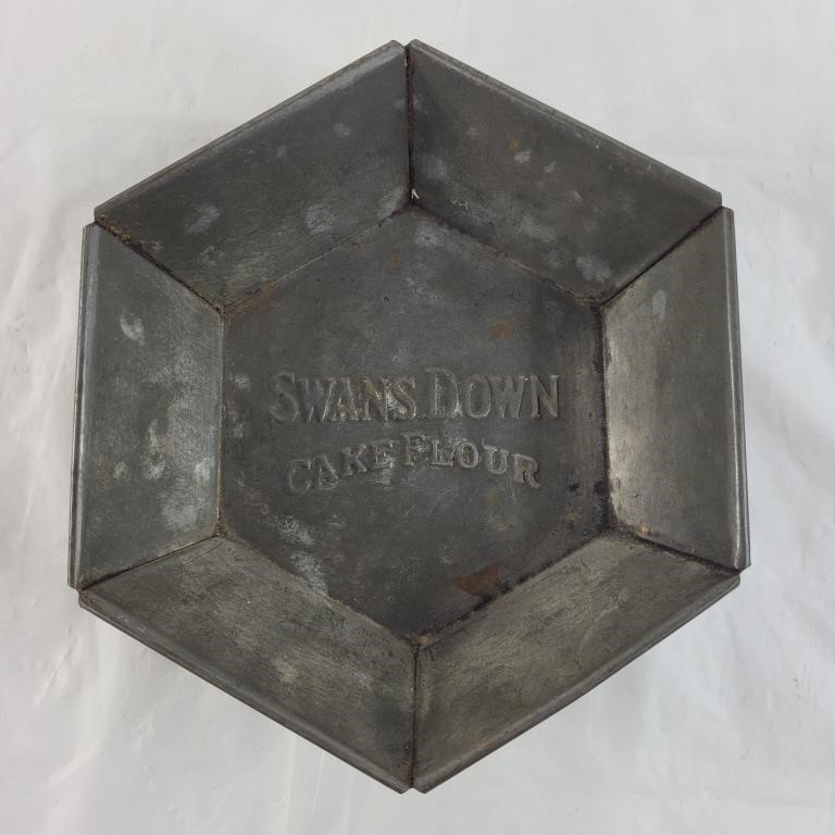 1930's SwansDown cake flour tin