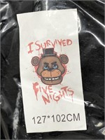 New Five Nights at Freddys fleece blanket