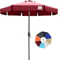 COOSHADE 9FT Garden Table Umbrella  Burgundy