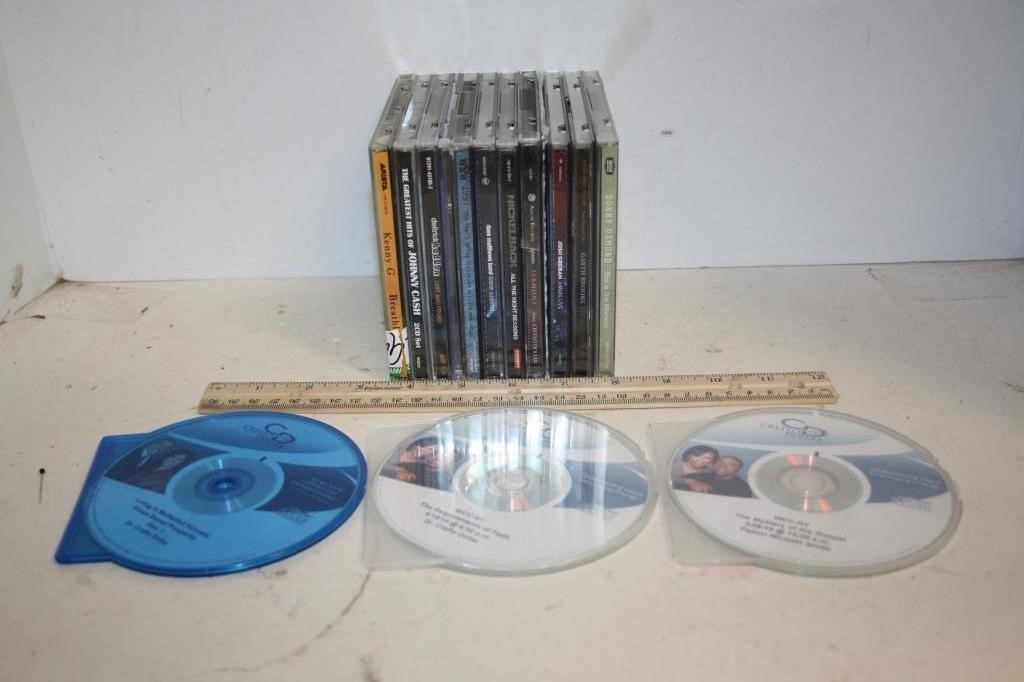 CD's, Donny Osmond, Garth Brooks, Nickelback