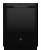 24 in. Built-In Tall Tub Top Control Black