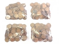 400 Wheat Back Pennies, Cents, US Coins