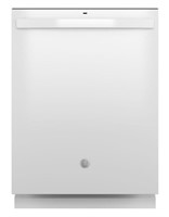 GE 24" Top Control Dishwasher - 50 dBa - White