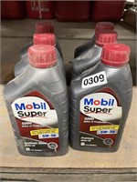 Lot (6) Mobil Super 5W-30 Motor Oil