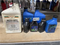 Lot (5) Full (2) Partial 2-Cycle Engine Oil