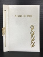 Leaves of Gold 1950s leather bound prayer book