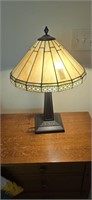 Tiffany / Mission style table lamp