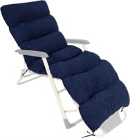 FM9582  Patio Chaise Lounge Chair Cushion, Blue 65