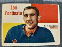 1960-61 Topps NHL Lou Fontinato Card #61