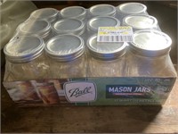 Brand New Mason Jars 12 quart jars with lids and