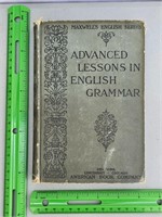 1891 Advanced Lessons in English Grammar book