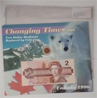 Canada 1996, ensemble Changing Times