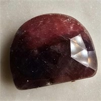CERT 32.71 Ct African Untreated Brown Sapphire, Fa