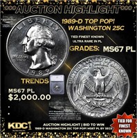 ***Auction Highlight*** 1989-p Washington Quarter