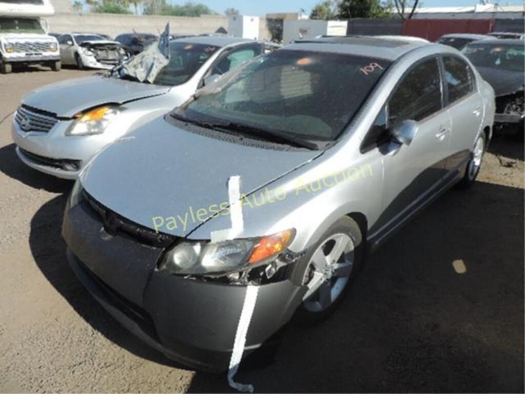 2006 Honda Civic 1HGFA16806L812062 Silver