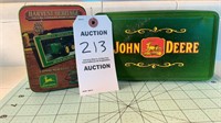John Deere Metal Card Collector Tins