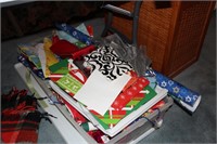 Lot of gift bags & wrapping paper
