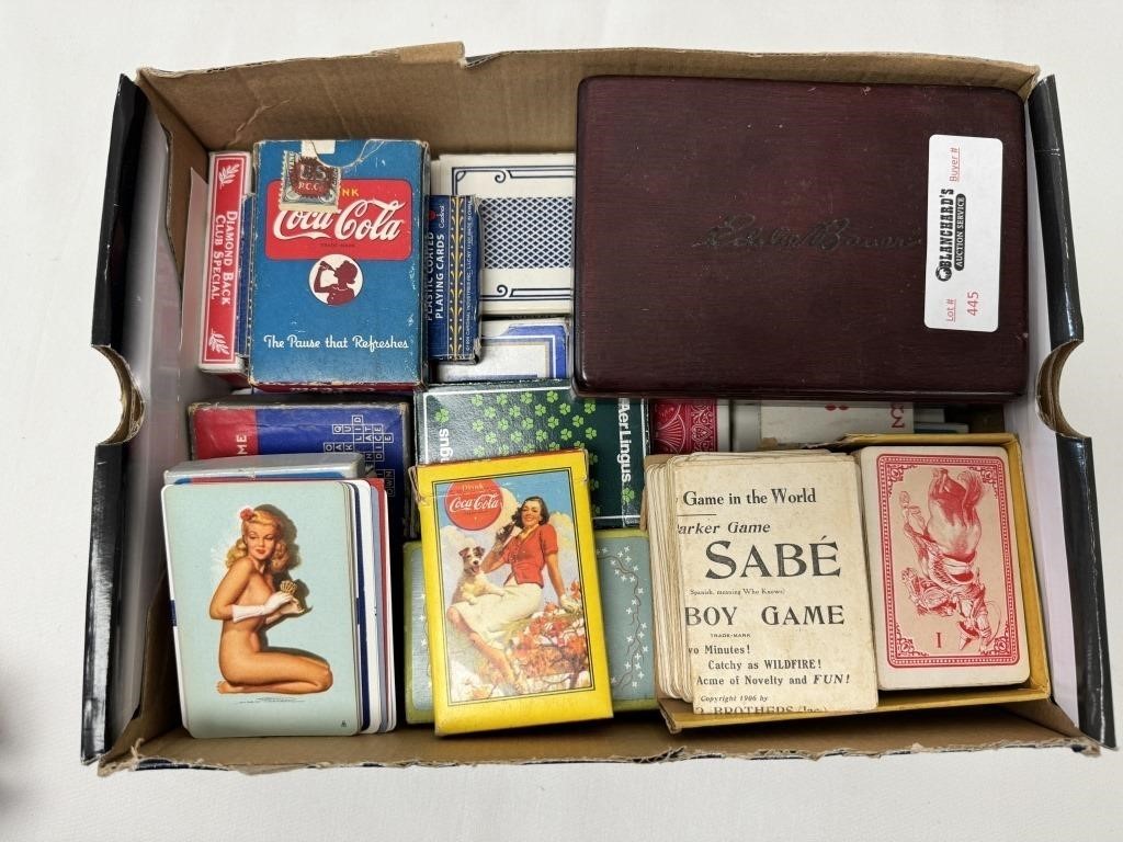 Box Full of Playing Cards