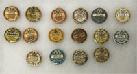 16 New York State Hunting Buttons