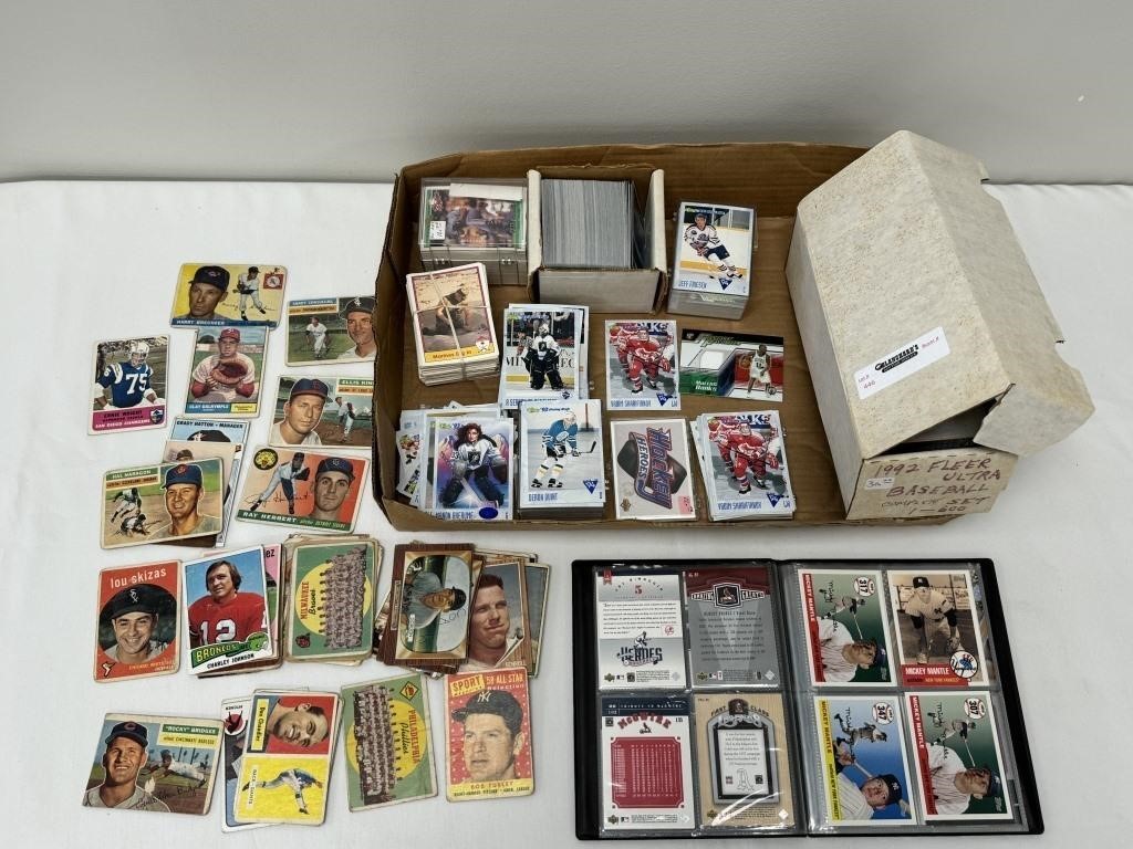 Assortment of Baseball and Sporting Cards