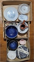 3 BOXES OF VARIOUS ORIENTAL POTTERY