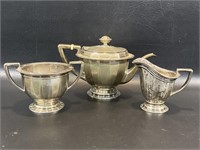 Tiffany & Co. Sterling Silver Small Tea Set 889g