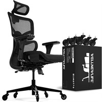 WELLNEW Ergonomic Office Chair - Black