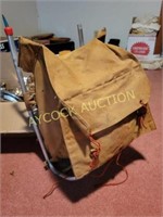 Boy Scouts back pack with canteen & food dish