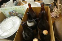 Vintage beer bottles - some picnic