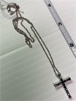 925 Necklace with Cross