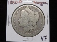 1880 P MORGAN SILVER DOLLAR 90% VF