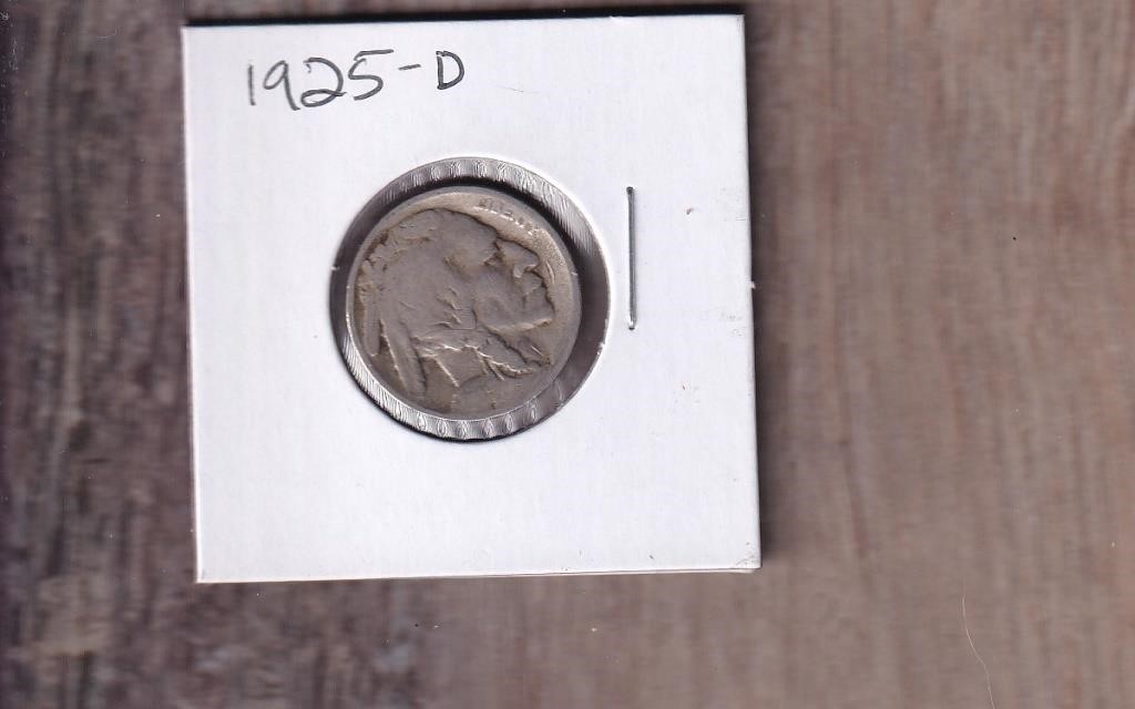 1925 D Buffalo Nickel