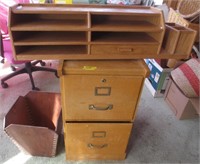 2 drawer file cabinet, office organizer