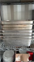 Metal food containers 
Size 13 inch / 10.5 inch.