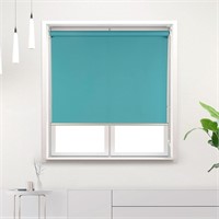 Lot of 2: Blackout Roller Shades  44' (Teal)
