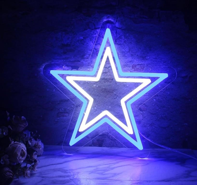 (new)Cowboys Team Logo Neon Sign Football Neon