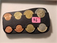 Euro coins & dispenser