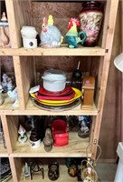 Contents of Collectibles on 4 Shelves