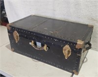 Antique/Vintage Steamer Trunk, Wood, Metal,