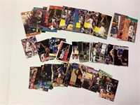 assortment of sports cards