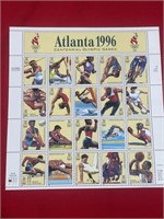 Atlanta 1996 Centennial Olympic Games Stamp Sheet