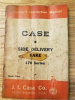 Case side delivery rake 170 series operators