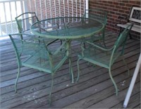 5pc. Outdoor Metal Table w/ Chairs