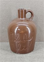 1940s This Is It Moonshine Jug