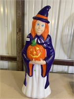 Blow Mold - Halloween Cute Witch with Pumpkin