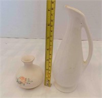 2) Vintage small vase, Creamer like vase