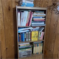 Shelf & Vintage Books w/ Natural Science