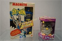 1978 MAGNETIC BATMAN & 1998 FURBY: