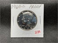 1969-S KENNEDY HALF DOLLAR PROOF