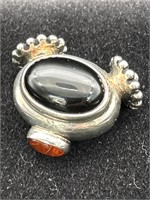 Onyx & Amber Joseph Esposito Pendant 12.3g TW